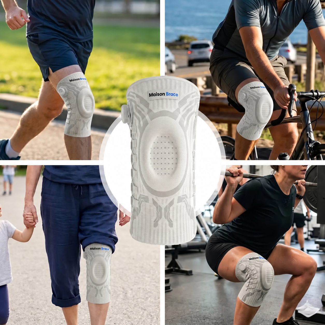 Maison Brace knee sleeve detail 5